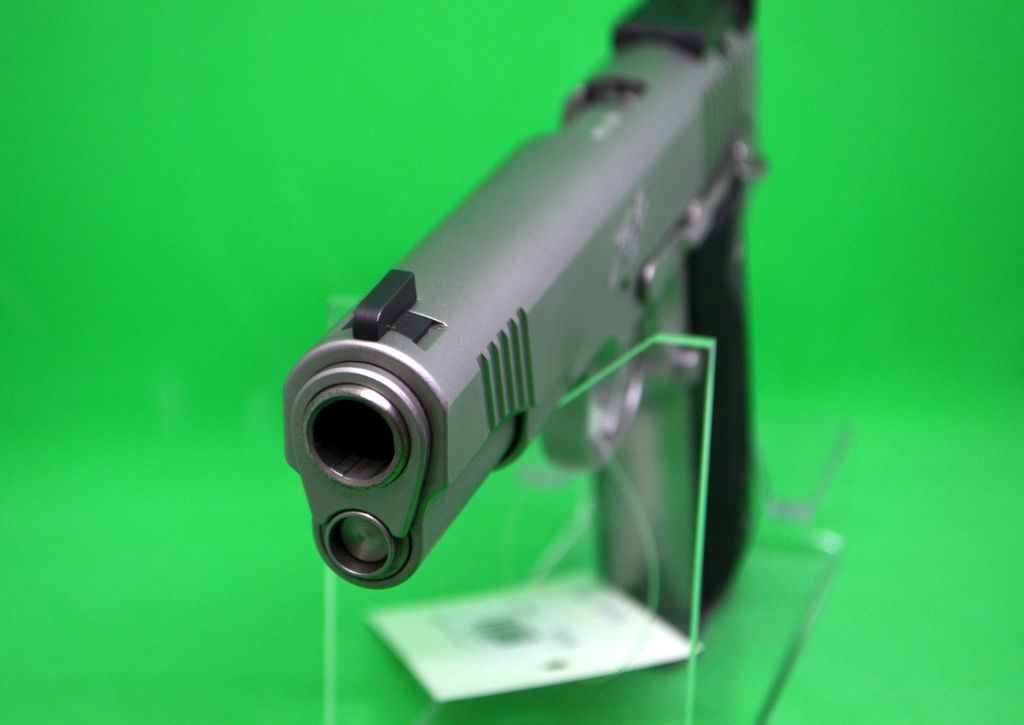 AutreysArmory's tweet image. AUCTION 3 - Kimber Stainless Target II .45 ACP 7+1 5" Brl buff.ly/2HOiKO2 Starting Bid: $819.99 - NO RESERVE #Kimber #targetii #stainless #45acp #2a #pewpewlife