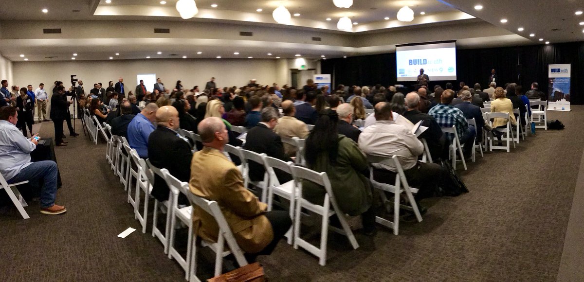 priscillachav's tweet photo. .@PCL_USA is in the house at the B2B Matchmkaing w/ @MayorOfLA @CurrenDPriceJr @CityofLAFinance @LACity. Stop by our exhibit table @ #E403 to find out about upcoming events &amp; projects! #BuildWithLA https://t.co/Mpi6YTkIdX