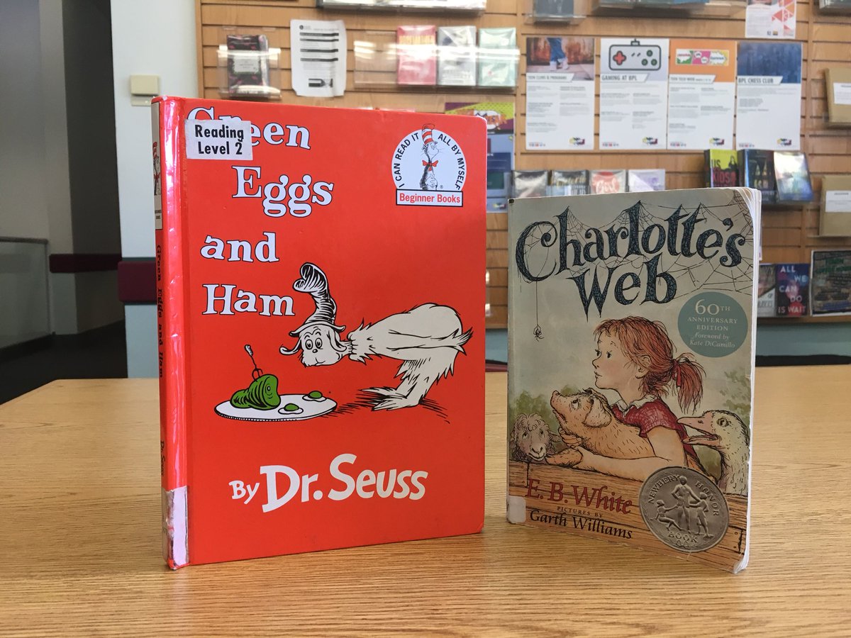 Did you know that Charlotte’s Web and Green Eggs and Ham were once banned? #FTRWeek