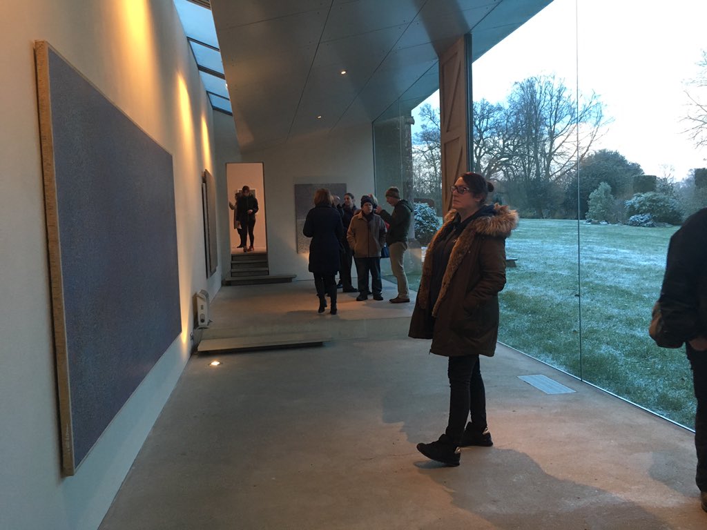 NewArtCentre's tweet photo. Introducing #IanStephenson #paintings during our #RCET #teachers open evening tonight #process #chaos #order #rules #chance https://t.co/oSOx7Nm0ab