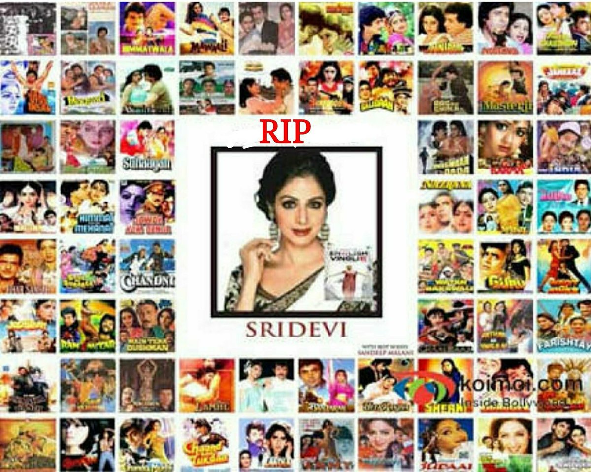 poweryoga3's tweet photo. No one like her #RIPSridevi #LetHerRestInPeace 😇 https://t.co/T67vRE4NZZ