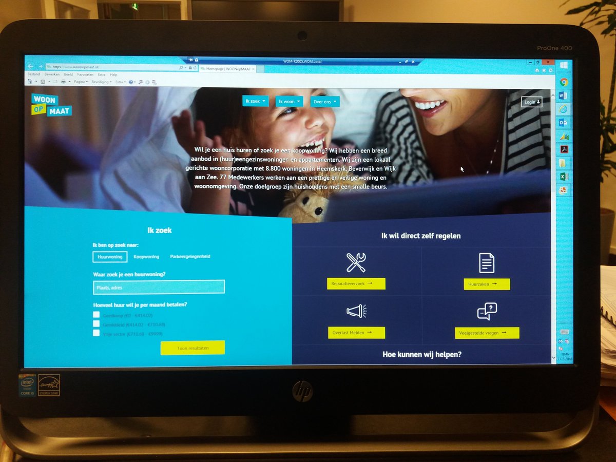 Nieuwe website live, nieuwe huisstijl wordt zichtbaar. Woonopmaat 2.0 presenteert zich ....
