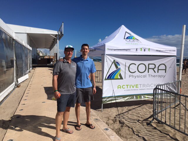 CORAPTherapy's tweet image. 🏐 @BeachMajors, you're in good hands with these guys...@WardWdaron &amp;amp; Aaron Tillman, DPT/ ATC. #CORApt #keepingathletesinthegame #FTLMajor 💙💚