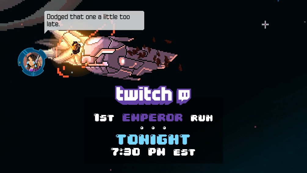 ☠️ Watch <a href="/jcquelinejoy/">jacqueline</a>'s starfleet get rekt by Tier 1 enemy ships TONIGHT 😭 Stream starts at ~7:30PM and will end when all her fleets die. ☠️

🦄TWITCH: twitch.tv/massivedamagei…

#indiedev #indiedevstream #gamedev