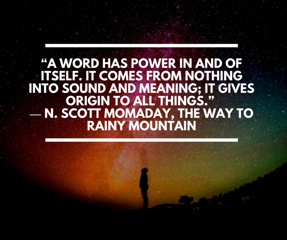 Happy birthday to N. Scott Momaday, who was born today in 1934. 