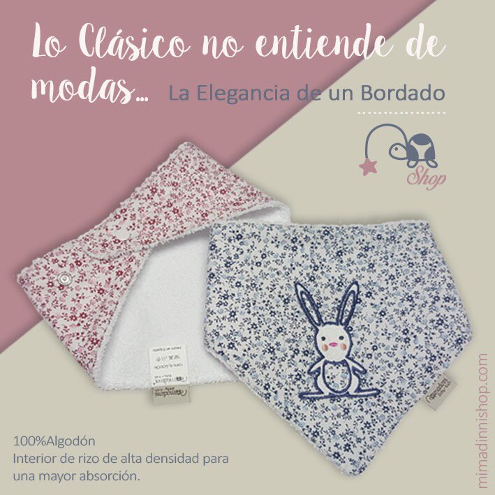 mimadinni's tweet photo. 🌸Bandanas Bordadas🌸
Preciosos quitababas 100%Algodón con bonitos bordados. Desde los 0 meses.
Hecho en España. 
⏩ https://t.co/gMDrutM0tT ⏪

#mimadinni #mimadinnishop #bandanas #quitababas #bordados #bebé #bebés #niño #baby #kids #baberos #puericultura https://t.co/8nWn46wDuL