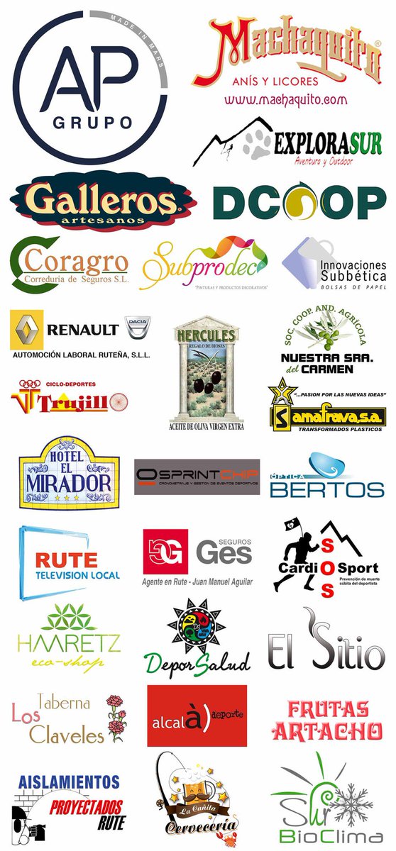 CXMRUTE's tweet photo. Patrocinadores 2018 https://t.co/Be0eUk50m7 https://t.co/GRPJapSbro