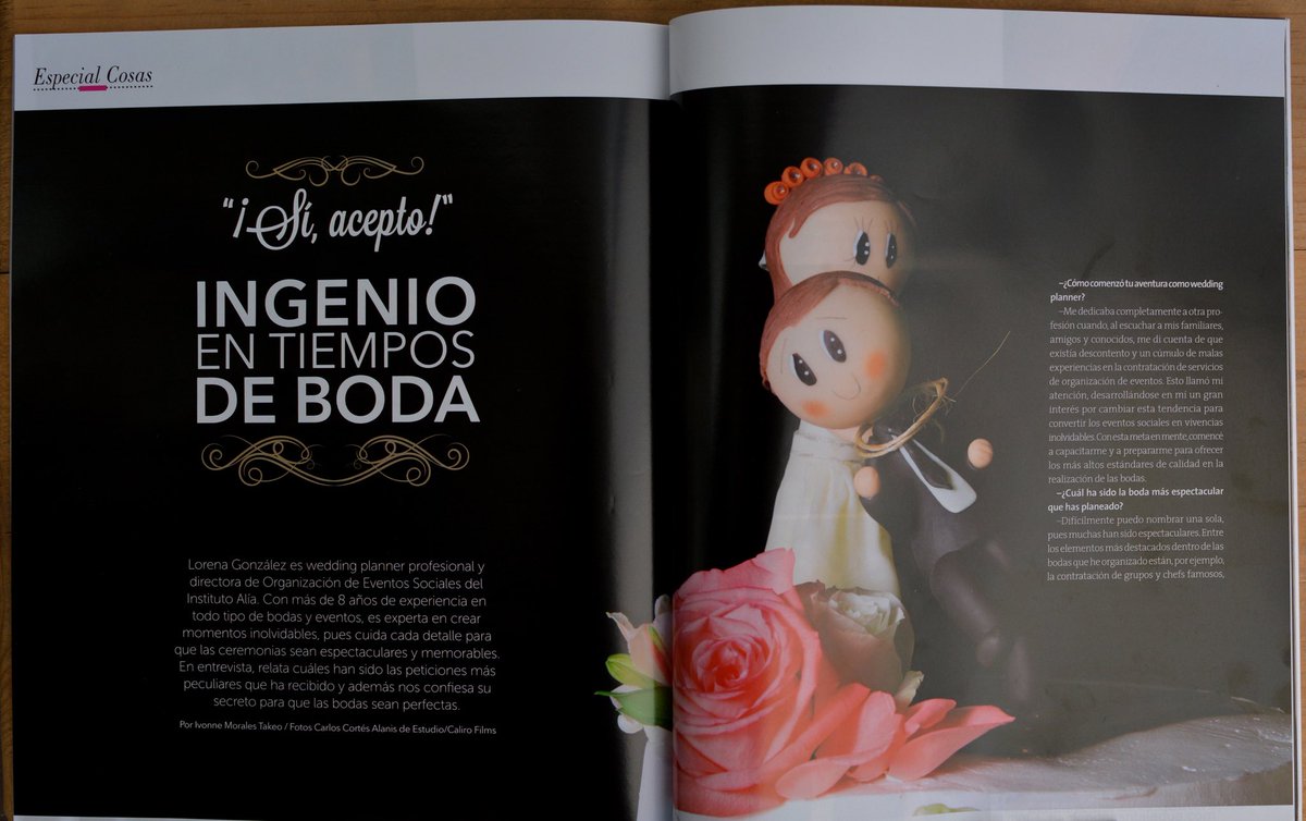 CaliroFilms's tweet photo. Con orgullo les presentamos nuestras fotos publicadas en la Revista Cosas que sirvieron para ilustrar la entrevista que le hicieron a la directora del Instituto Alía. ¡Nuestro agradecimiento a ambos!

#AmamosHacerFoto

https://t.co/z6p6pm2rMj https://t.co/wWS3gvHZFk