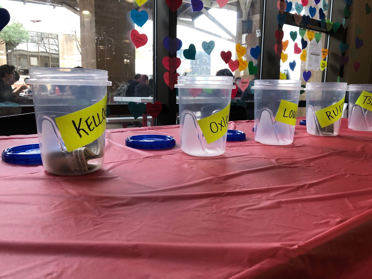 churchillpta's tweet photo. Winner’s Circle is having a fundraiser for Rise Recovery (local rehab for teens) today until Thursday and the Teacher who gets the most donated in their bucket will be duct taped to the wall Friday!! This includes our very own principal, Dr. Oxley!! https://t.co/63jlqA9X7l