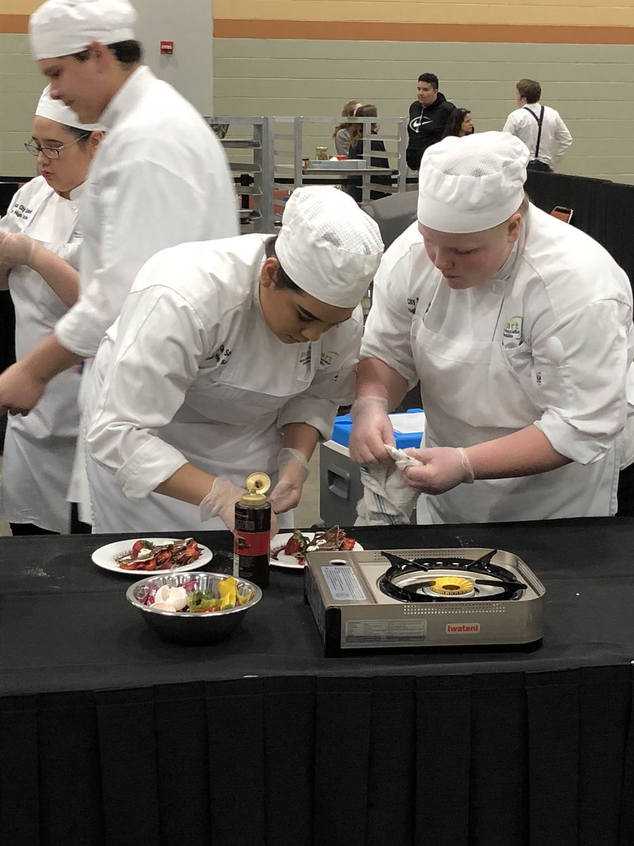 828Deb's tweet image. ProStart competition in Des Moines.
