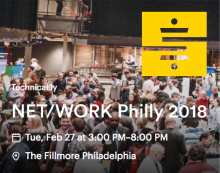 Are you a product manager? Maybe a Lead QA Engineer? Maybe you're just a sewing enthusiast and like abstract drawings of spools?  If any of these are true, come on down and see us at #NetworkPHL18 TONIGHT!  buff.ly/2GOTJRu