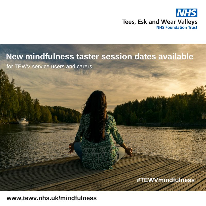 TEWV's tweet photo. We’re holding days of mindfulness across the Trust patch as a refresher for those who’ve been on a mindfulness course. If you think this would be helpful visit tewv.mindfulness@nhs.net #mindfulness #TEWVmindfulness https://t.co/yL3vMl9gsX