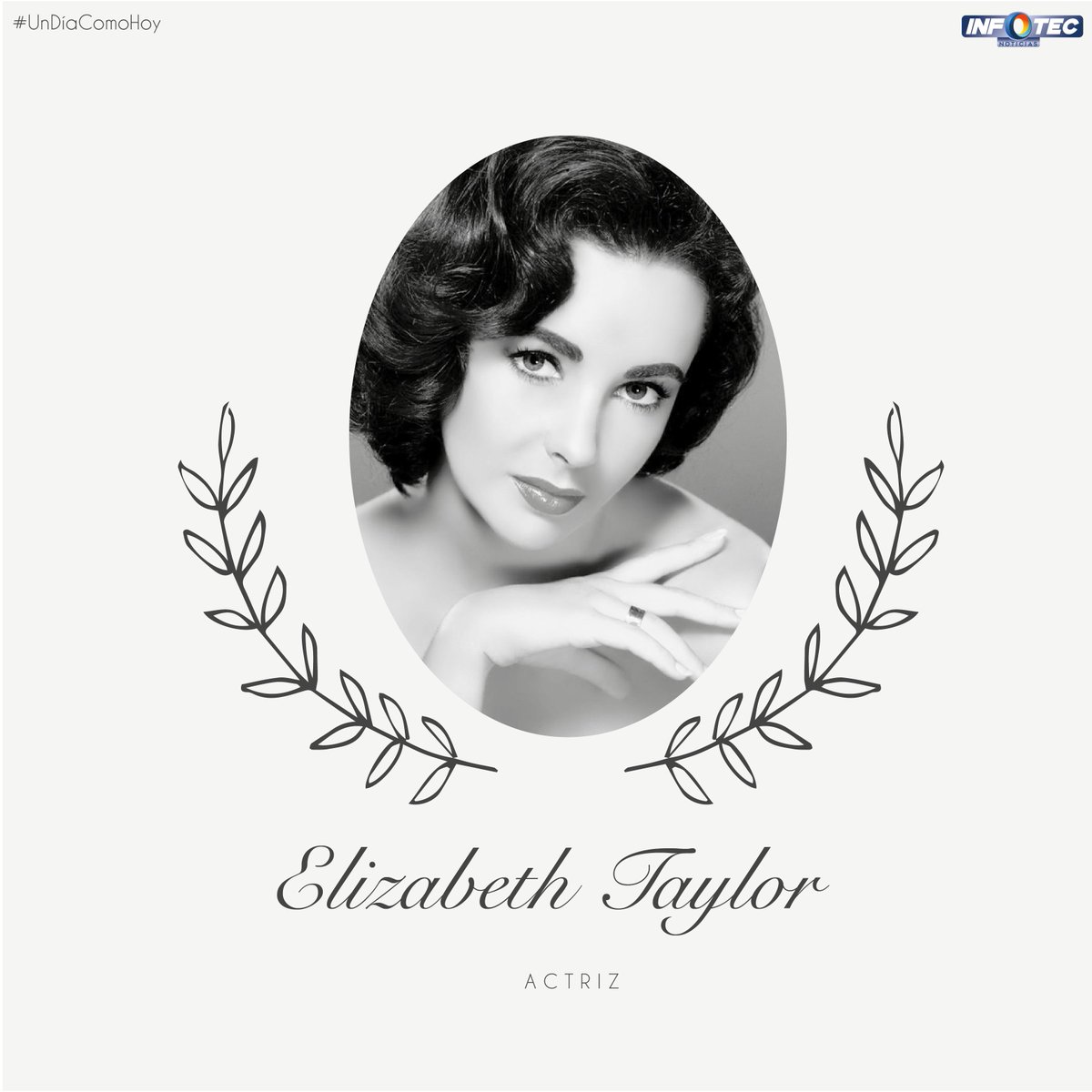 InfotecAtlixco's tweet photo. #UnDiaComoHoy Nace Elizabeth Rosemond Taylor DBE, también conocida como Liz Taylor, fue una actriz británica-estadounidense de cine, teatro y televisión.
.
.
#ElizabethTaylor #LizTaylor #Actriz #Efemerides #Noticias #NoticiasAtlixco https://t.co/DIMYuRhXpj