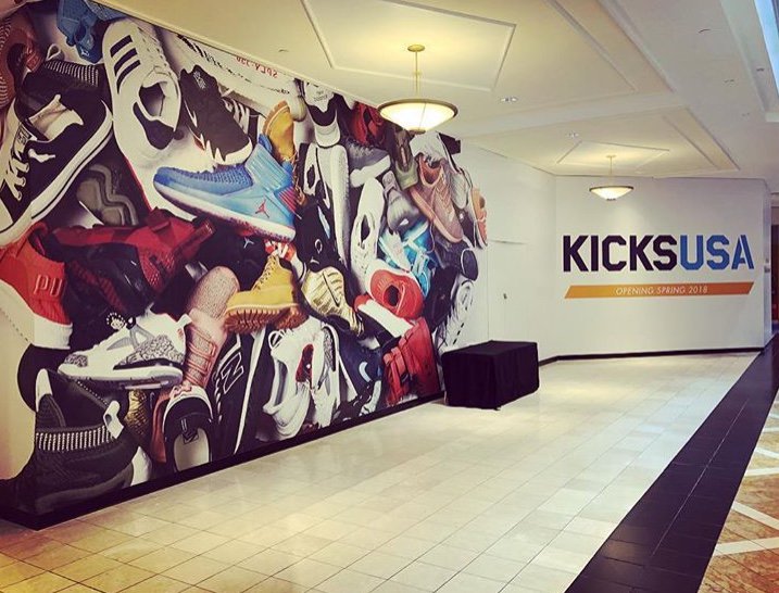 Kickin' at KOP 👟 Coming Spring 2018 thanks to #MSCRetail's @stantonwbrown 👏 #sneakergang #KicksUSA #KOP