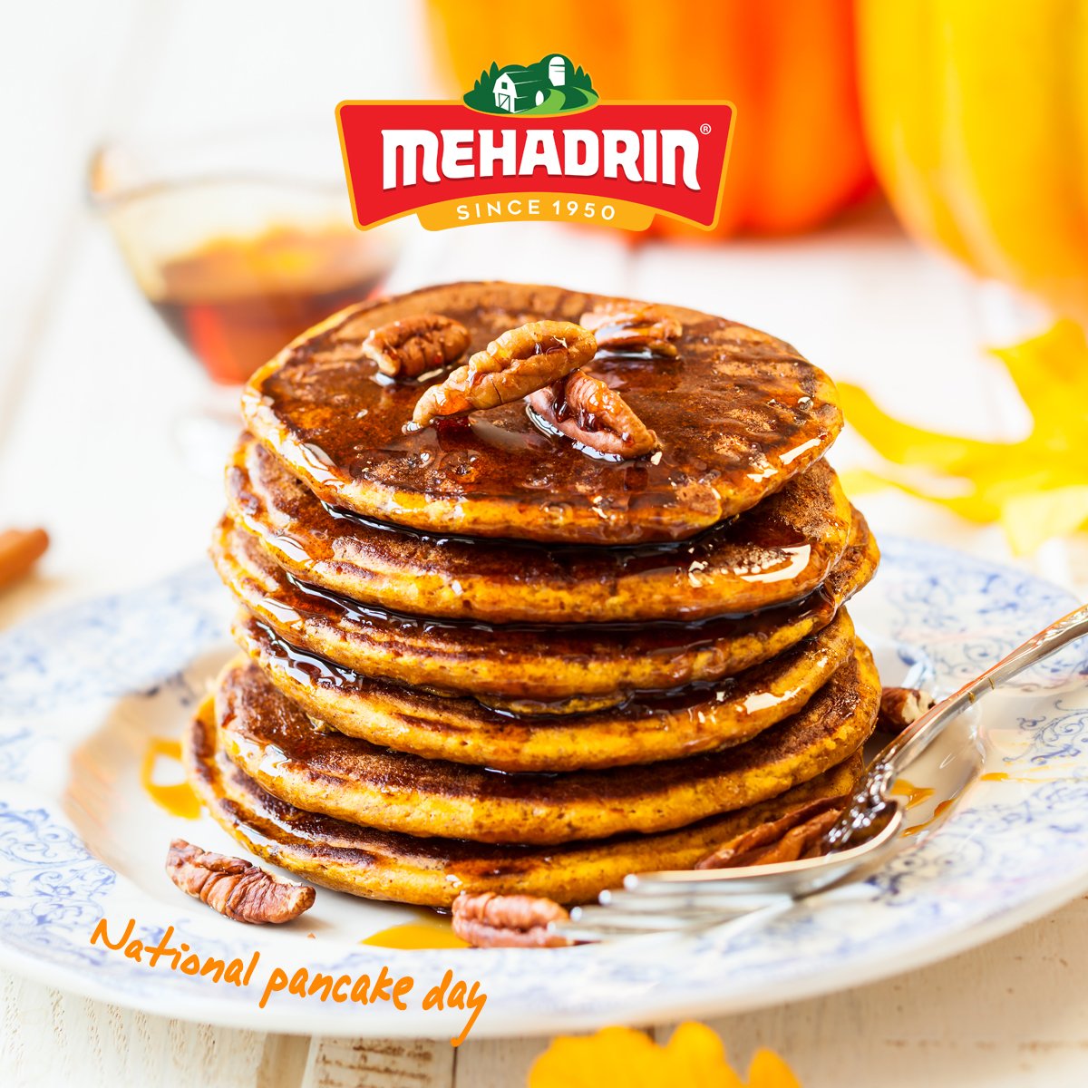 The best day of the year! Buttery, sweet, delicious pancakes 😍😍😍 #NationalPancakeDay #TuesdayThoughts 
#NoBrainerWayToHappinessIs pancakes.