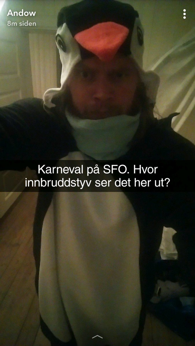 Snakker for seg sjæl. Jææ