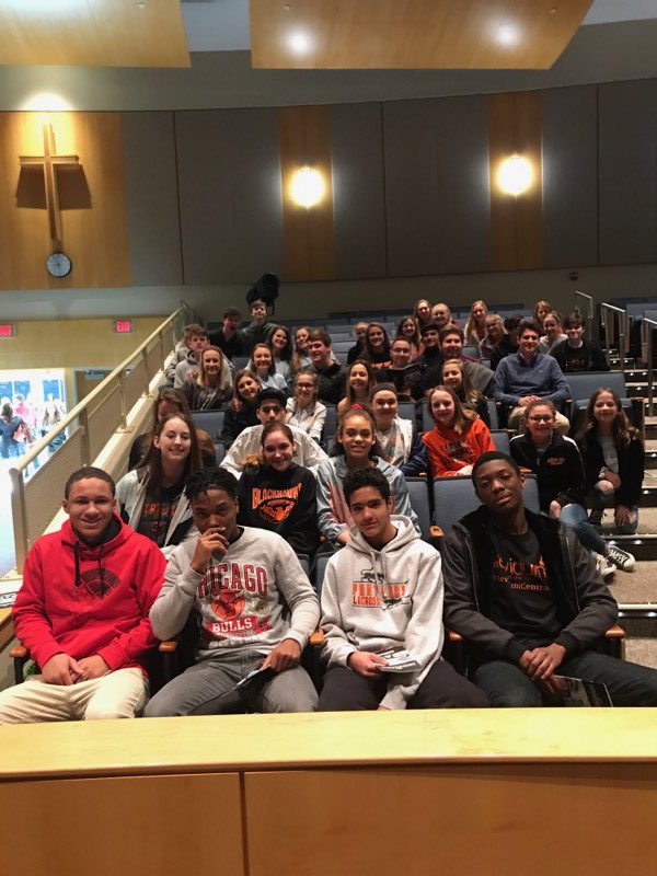 Josten's Find Your Grind Leadership Tour with StuCo, Aevidum, and Athletic leaders from CYHS &amp; CYMS! #CYSDProud