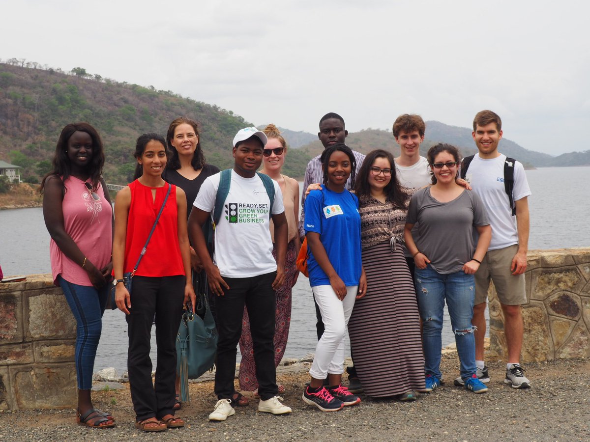 UNUINRA's tweet photo. @McMasterU team visit the Akosombo Dam in Ghana as part of the #waterwithoutborders initiative. @UNUINRA @UNUINWEH https://t.co/yK0jFLdA8v