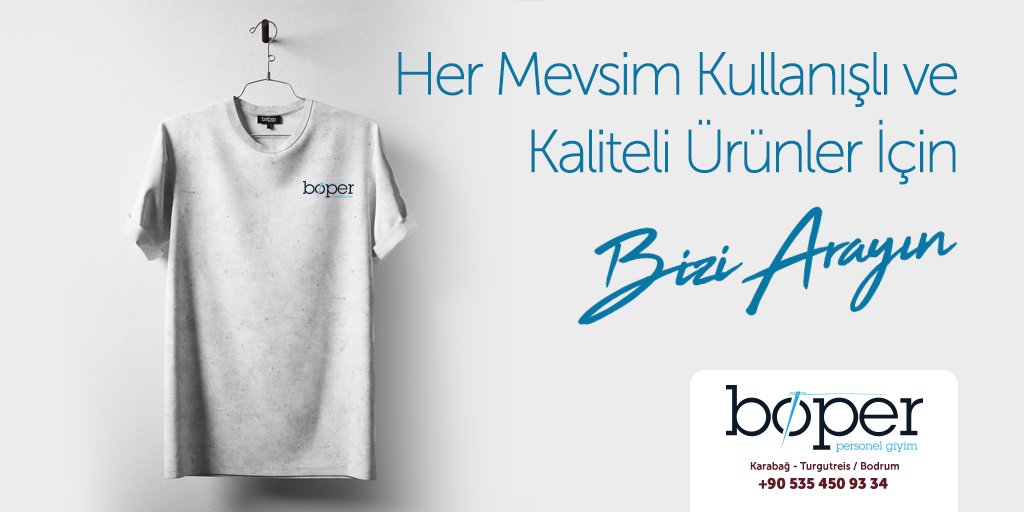 BodrumPersonel's tweet photo. 📞 0535 450 93 34
https://t.co/iB6ztoDyMb
HER MEVSİM KULLANIŞLI VE KALİTELİ ÜRÜNLER İÇİN BİZİ ARAYIN...
#bodrum #turgutreis #karabag #iş #stil #bodrumpersonel #boper #giyim #kıyafet #personelgiyim #tarz #yalıkavak #mayajans #ege #bodrumda #marmaris #fethiye #turizm #eleman https://t.co/mbpeVg7orh