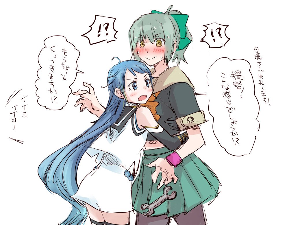 提督「五月雨ちゃんがそこで歩いてる夕張に抱きついてくれたらすごく元気が出て海域攻略捗る気がする」 