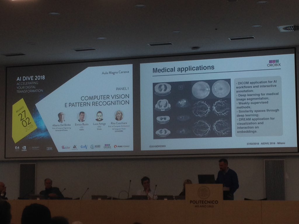e4company's tweet photo. Anomaly detection applicata alla medicina @orobix #ArtificialIntelligence #aidive https://t.co/ultX7L8rxK
