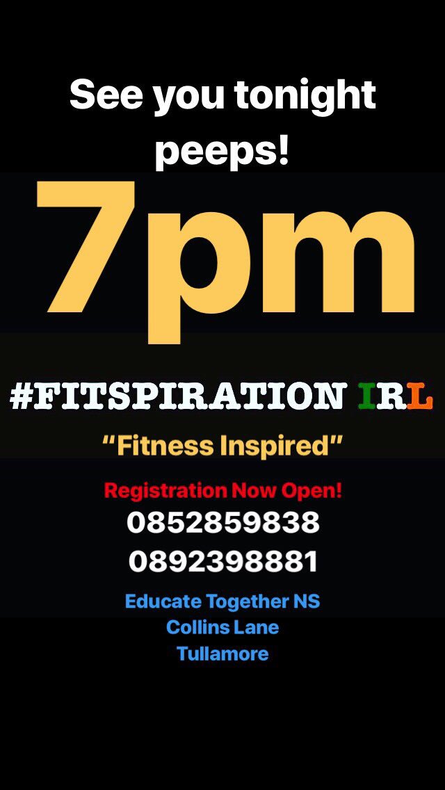 MossyMac212's tweet photo. See you tonight peeps! #fitspirationirl it’s for you me everybody! https://t.co/ry2ChfA6D0