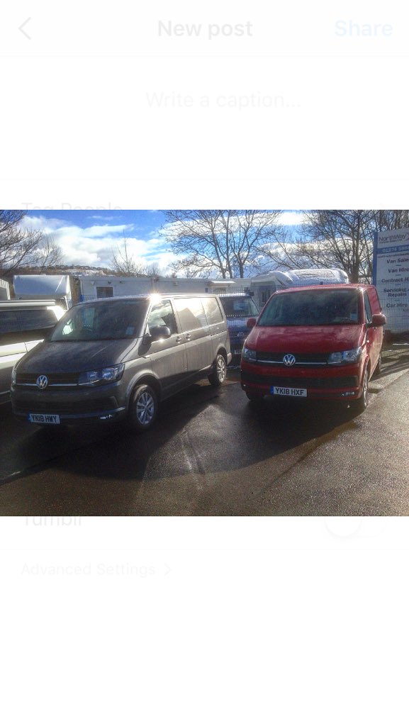 2 Brand new #VW Transporter highline vans, ready to go to work in our expanding Contract Hire Fleet #18plate