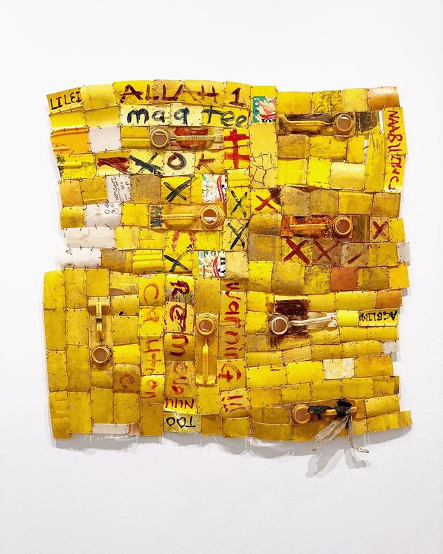 canvasartapp's tweet photo. #repost from @kedcampbell Can’t get enough of the beautiful and striking assemblages by Ghanaian artist Serge Attukwei Clottey at Jane Lombard Gallery @afrogallonism @janelombardgallery #art #canvasartapp #experienceart #shazamforart https://t.co/K1CHaRc9O4