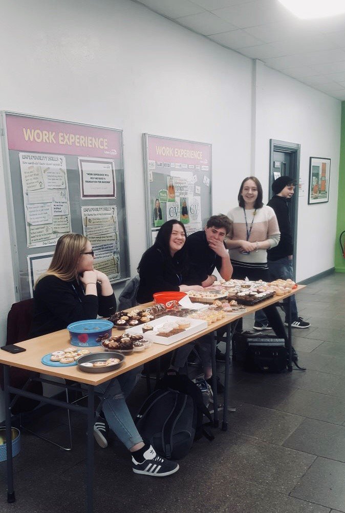 lakescollege's tweet photo. Level 2 Sport and Public Services students held a successful bake sale today at Lakes College. They raised a fantastic £114 towards their local Lions Challenge organised by the Army Reserves. This involves orienteering &amp; a simulated military operation in a realistic environment https://t.co/h8krBHPKv1