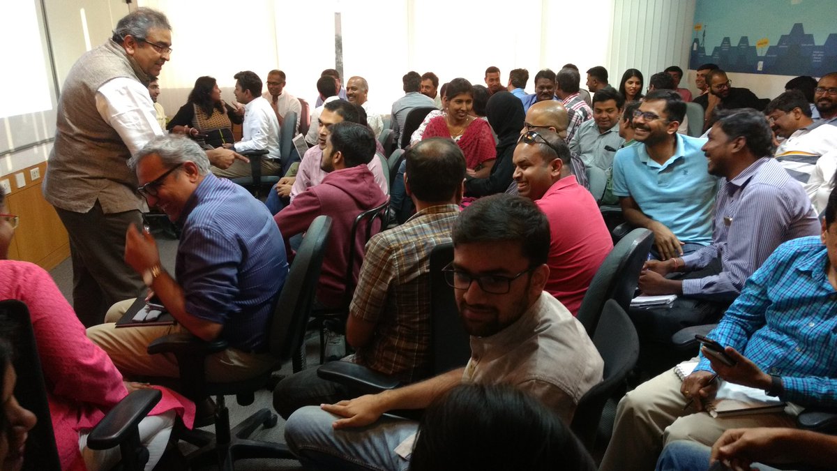 TiEBangalore's tweet photo. Role-plays and exercises for experiential learning at our Sales Masterclass. @nishru #TiECM #startup #communication #sales https://t.co/BP9OVC0Npj