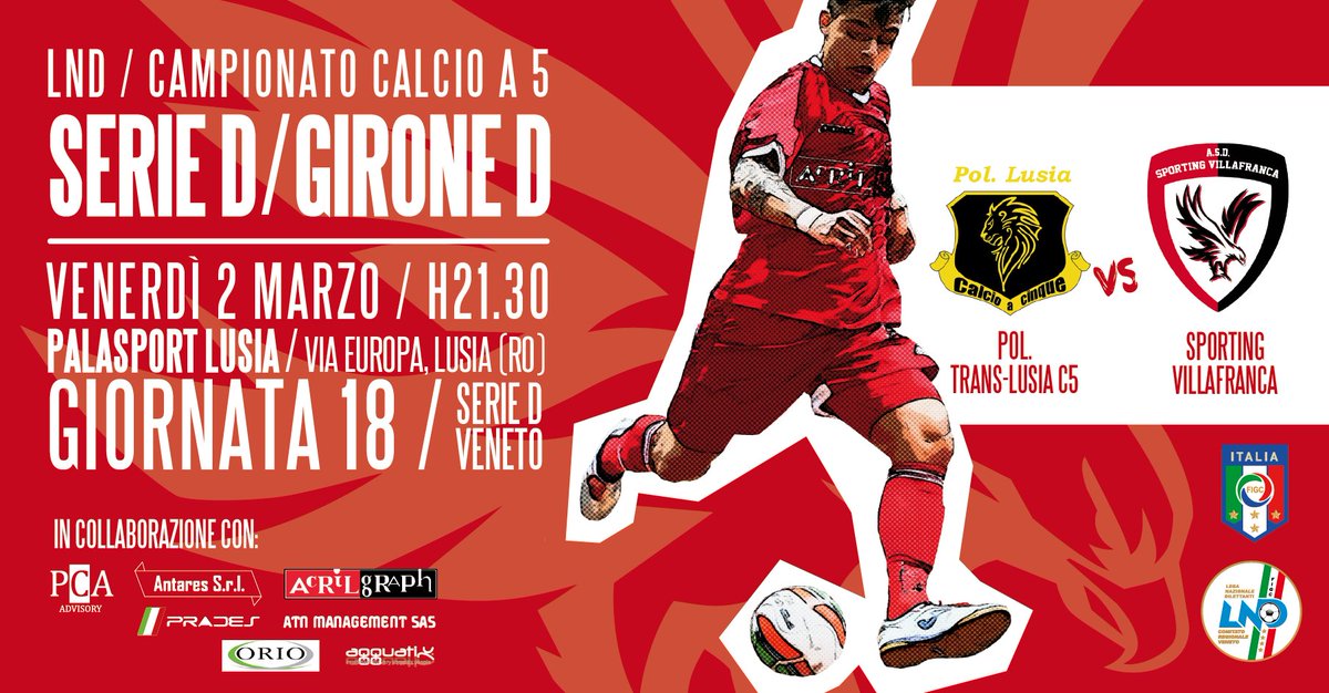 sporting_villa's tweet photo. Settimana in trasferta per lo #SportingVillafranca 🦅⚽ impegnato contro il Trans-Lusia C5 Pol D.
#SFVca5 #SFVlovers  #Villafranca #Padova #Calcioa5 #Lusia #Rovigo #LDN #Futsal #CalcioA5 https://t.co/FYJxlZNpki