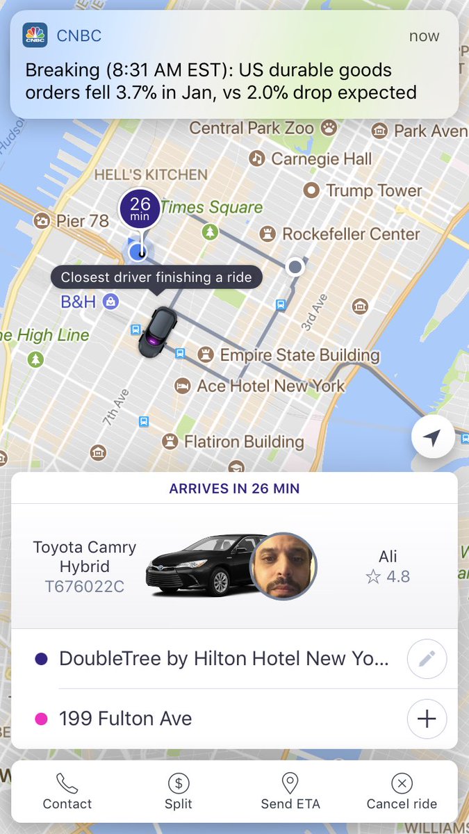 CHIRAGAS's tweet photo. @AskLyft  @lyft please explain this! Lyft requested 30 mins back was 6 mins away. Driver is not responding to call, text and not cancelling. https://t.co/ActXFCcsyz
