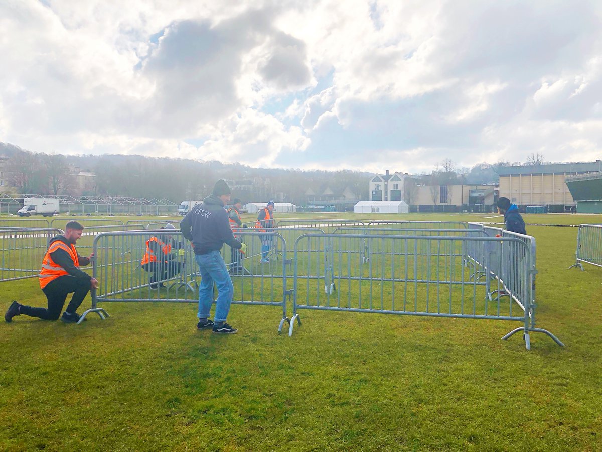 Bath Half Marathon on Twitter "Runners village starting to take shape