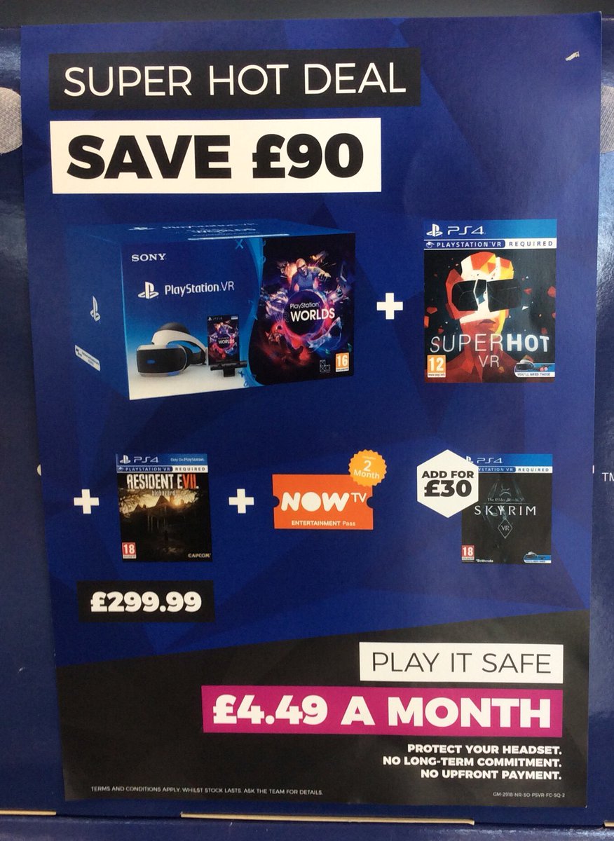 GAMERotherham's tweet photo. We have some awesome #PSVR #Deals starting today ,pop in and check out what it’s all about 😮🤑😍 https://t.co/vSXE0ucjSJ