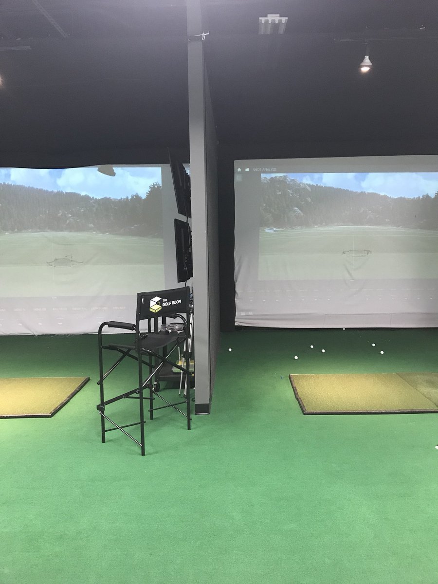 thegolfroomoh's tweet photo. Getting these eyesores fixed today (holes in the screen) but is it a coincidence that every hole in our screen that forms every four months and is always 5 inches right of center? I think not. Book now and learn a stock shot shape #babydraw #theseguysaregood #tgrdifference https://t.co/QysswNNGUS