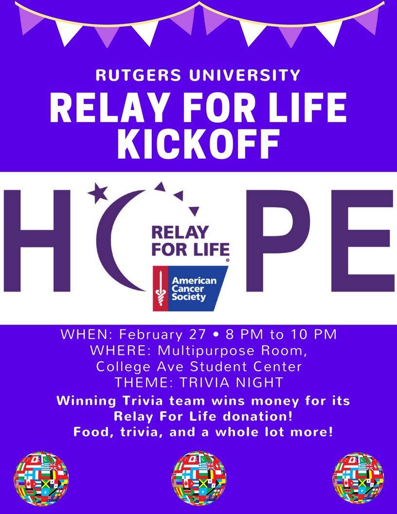Rutgers Relay for Life (relay_ru) Twitter