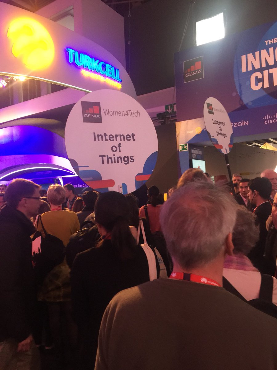 Good news. I’ve found the Internet of things. It’s in hall 4 at #mwc2018.