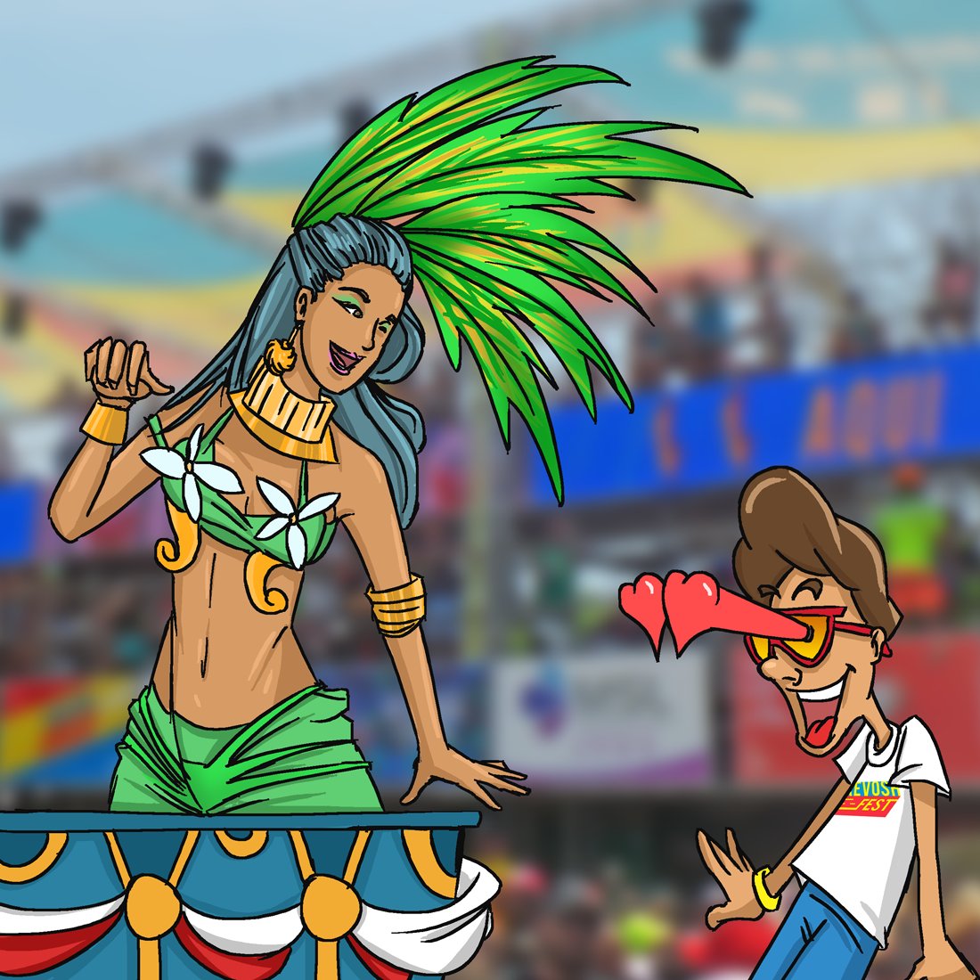 Revosh_Fest's tweet photo. Cómo no amarlas con su majestuosa imponencia, magia, belleza y alegría que deslumbra a todo un pueblo. Dignas de ser Reinas. Esto y más es lo que puedes disfrutar, desde el mejor spot del Carnaval 😎🔥🎉#MegaEstructuraVIP del #RevoshFestLasTablas https://t.co/aNeNuZBI3o