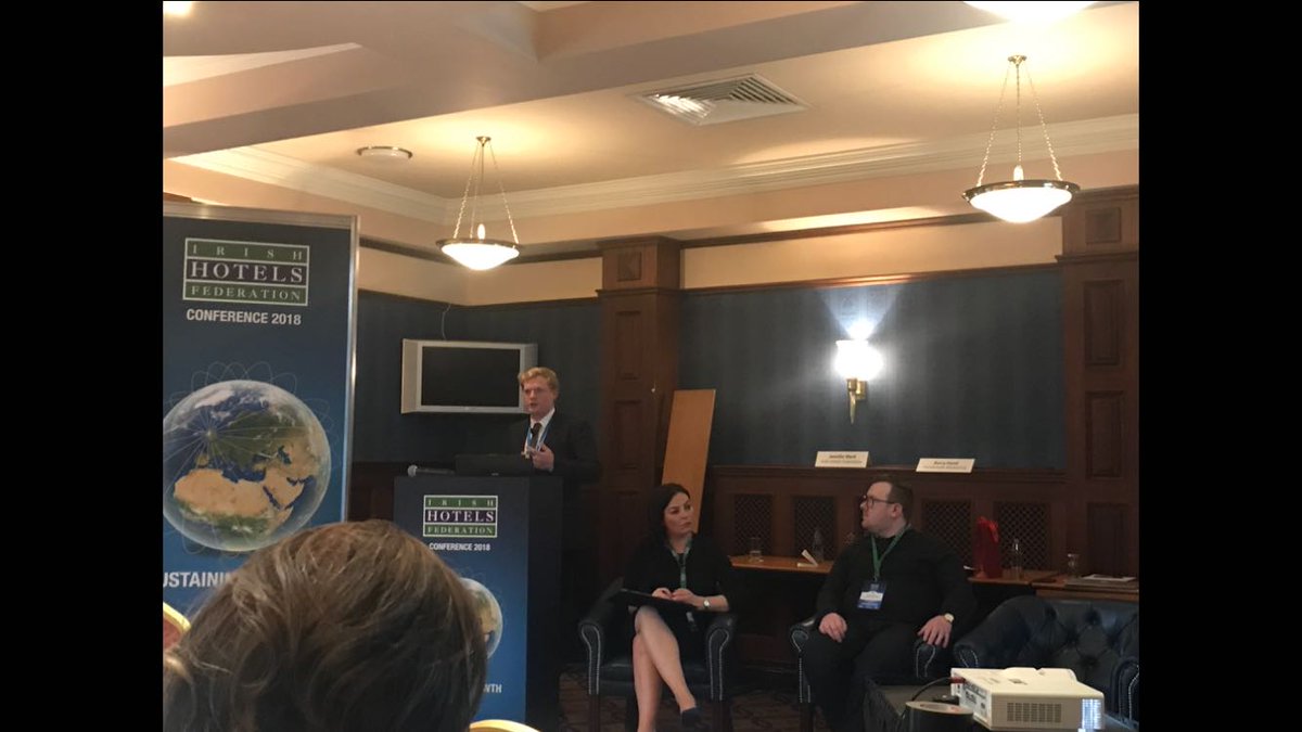 okeeffe_brian's tweet photo. Insightful talk from @chrischapmanve at #Showtel2018 discussing personalised digital experiences in the hotel industry! 
#VeIreland @Ve_HeadQuarters https://t.co/Nj6Mv9W15a