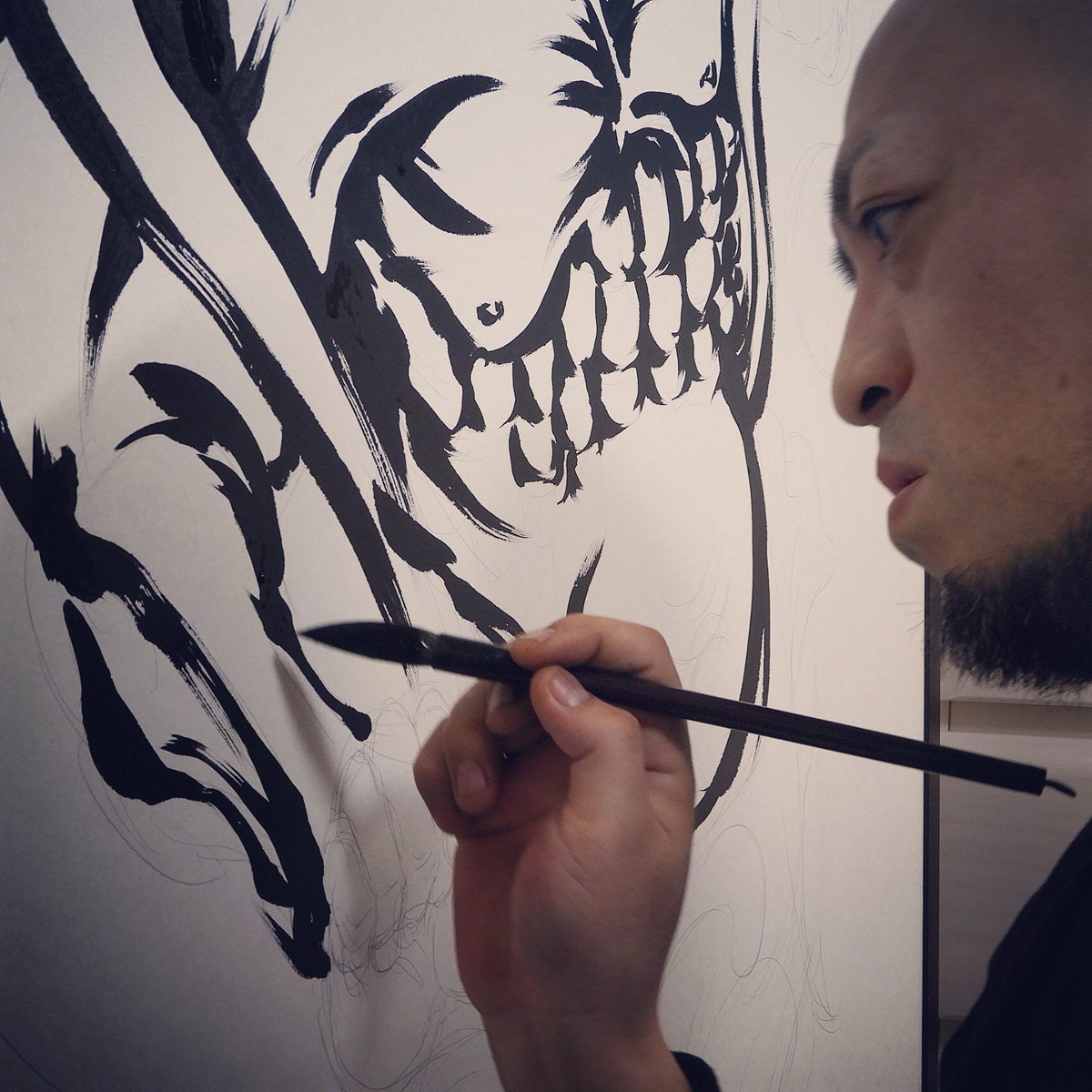 坊主が屏風に上手に坊主の絵を描いた 坊主が屏風に上手に坊主の絵を描いた