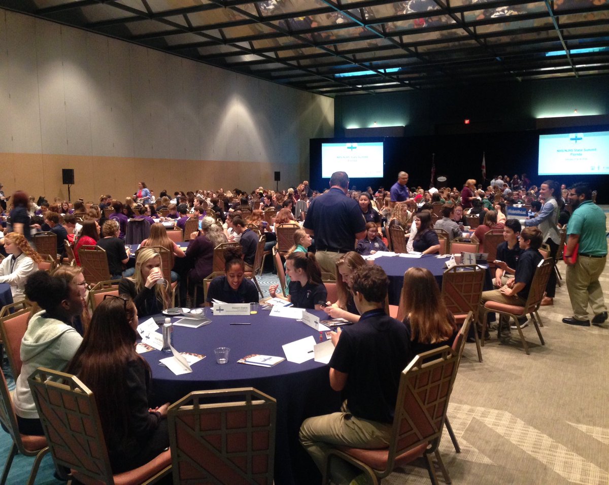 Welcome @nhs_njhs scholars to the <a href="/NASSP/">National Assoc. of Secondary School Principals</a> Florida State Summit! We know that you are #studentswholead and will continue to positively change the nation. We are with you!