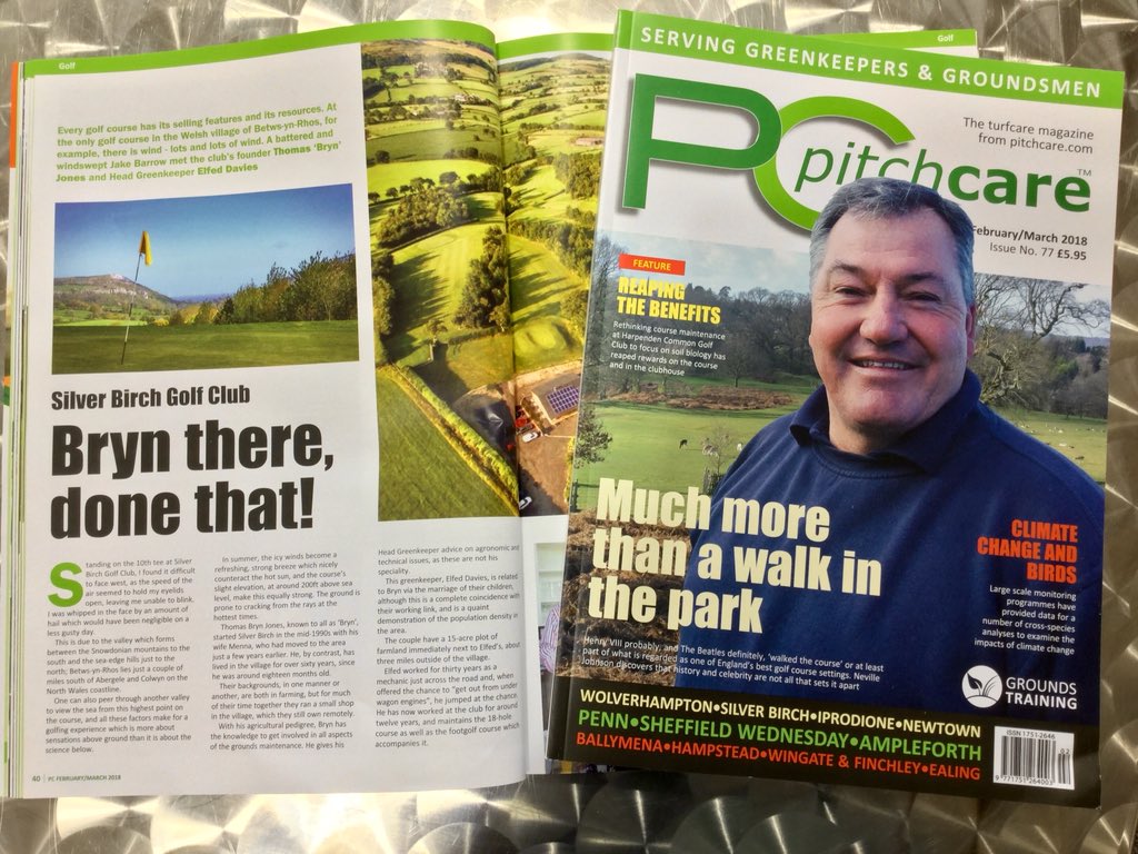 SilverBirchGC's tweet photo. Thank you @Pitchcare for a brilliant feature showcasing @SilverBirchGC, #Golf #NurtureTheNovice #ChallengeThePro #HeavenOnEarth ⛳️
Pls RT @jjjj86 @NWTBiz @runceap @DigwyddiadConwy @footgolffinder @golfingwales @dilwyn25 @coralawchoir @RichieWazza @deandoubt @HeartNorthWales https://t.co/NgsgVa4fXm