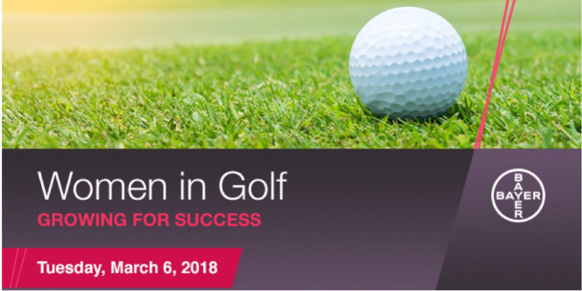 Only days away from Bayer's next Women in Golf Event - Growing for Success! #BayerWomenInGolf #GrowingforSuccess @BayerGolfCA