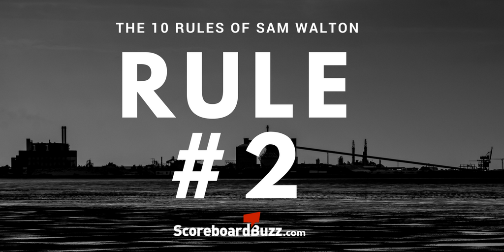 ScoreboardBuzz's tweet image. Rule #2: SHARE your profits with all your associates, and treat them as partners.

Follow @ScoreboardBuzz for more on Sam Walton's 10 Rules! 

#TuesdayThoughts on #Business #Rule2