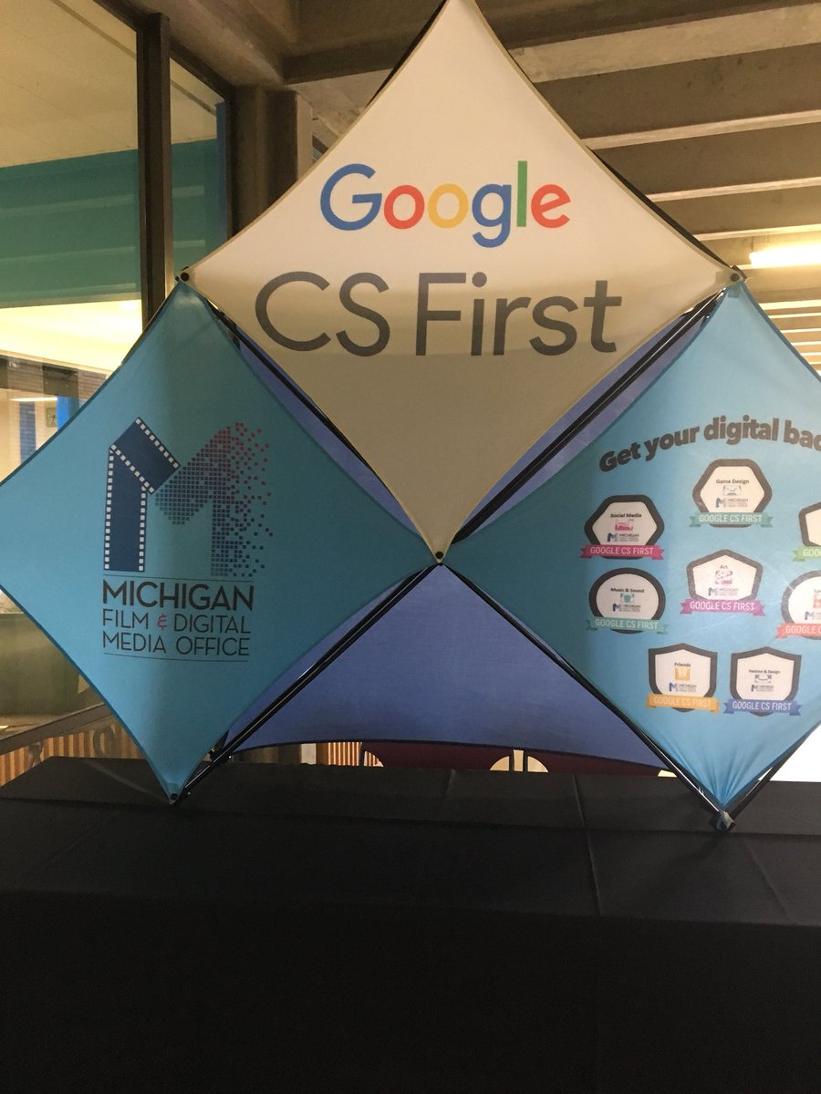 IreneSpa's tweet photo. We are ready!! @Google CS event in southfield #Tech248 https://t.co/HY4K5zmpYu