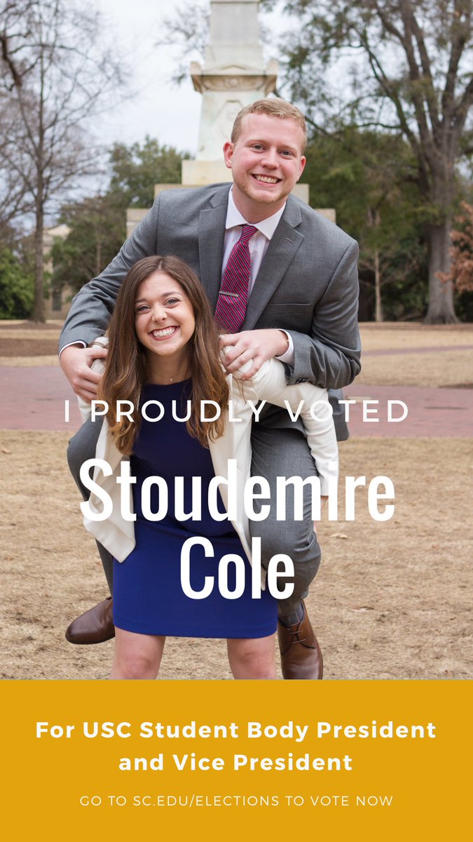 uofscignite's tweet photo. Today is the day! Go vote now! https://t.co/zr7oBZctfg