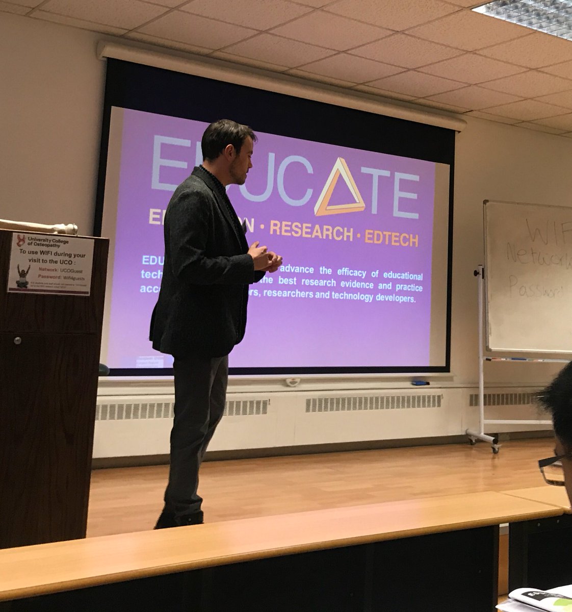HoutanFroushan's tweet photo. Here is @krissbaird introing the @EDUCATEldn project to our newest cohort. Exciting times for our fourth generation! https://t.co/a2D4UuZRTF