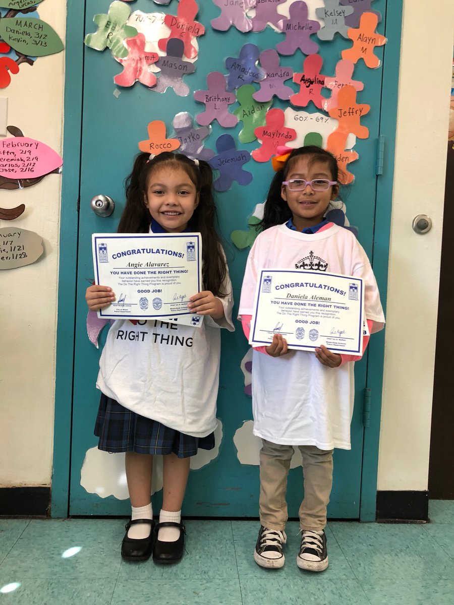 tvmontel's tweet photo. DO THE RIGHT THING RECIPIENTS AT RIVERSIDE ELEMENTARY @MDCPS @RECSBulldogs @StdtSvcsMDCPS @DTRTMiami @KatJimenez70 https://t.co/xXLWybit9X