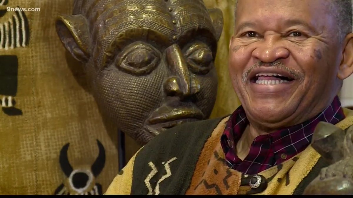 DenverCABJ's tweet photo. Check out CABJ member @Ama_A_Asmah’s latest feature on Denver legend Paul Hamilton who turns his home into a mini museum dedicated to Africa. #BHM #BHY
#MyCABJ #CABJ31 https://t.co/dnHz2mk44v via @9NEWS https://t.co/ulnsLA4V1n