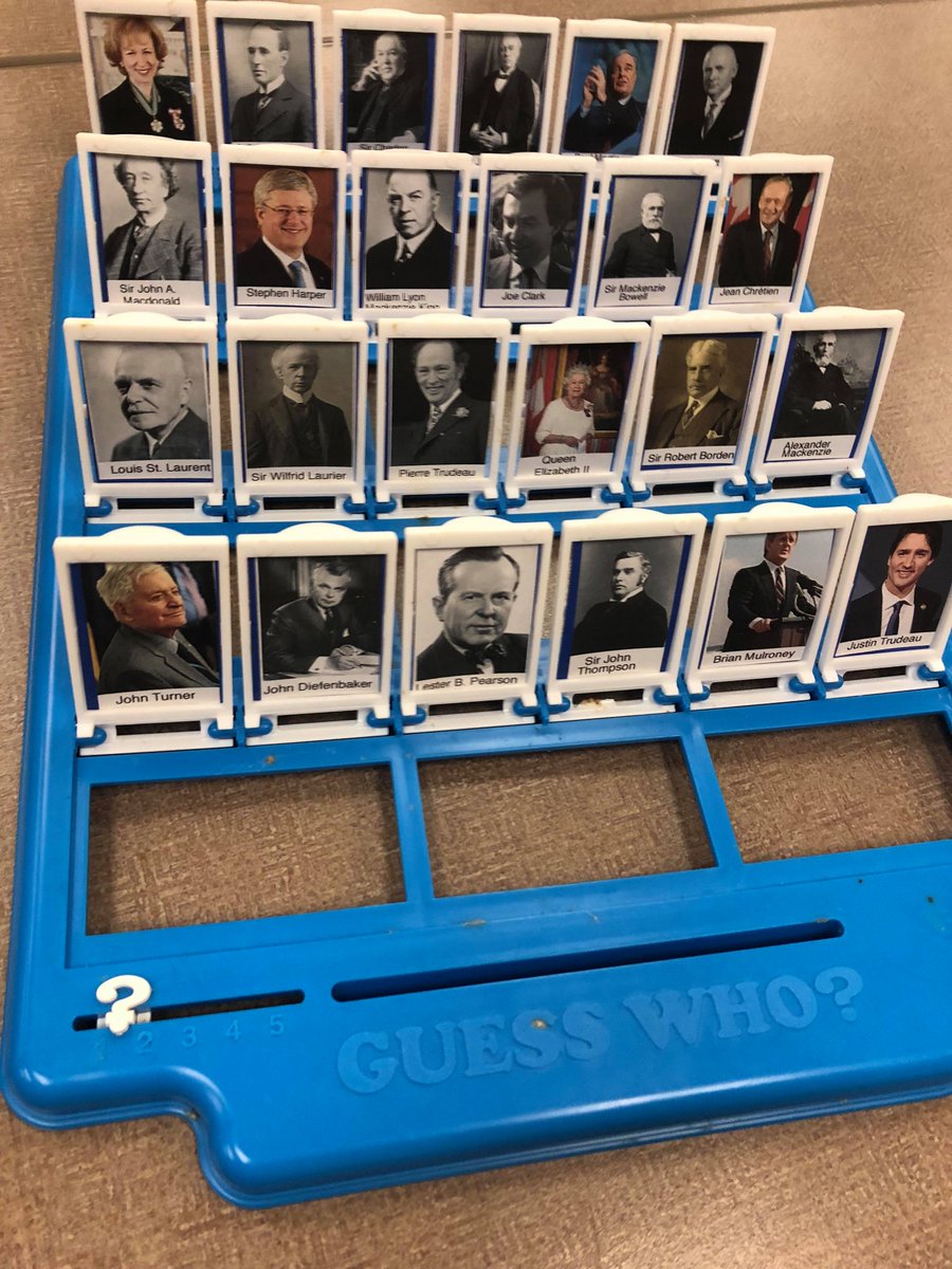 MlleCallaghan's tweet photo. A very creative way to learn about Canada's Prime Ministers! Making sure learning is fun. @lclark65  #208 https://t.co/iTlTDnPqEg
